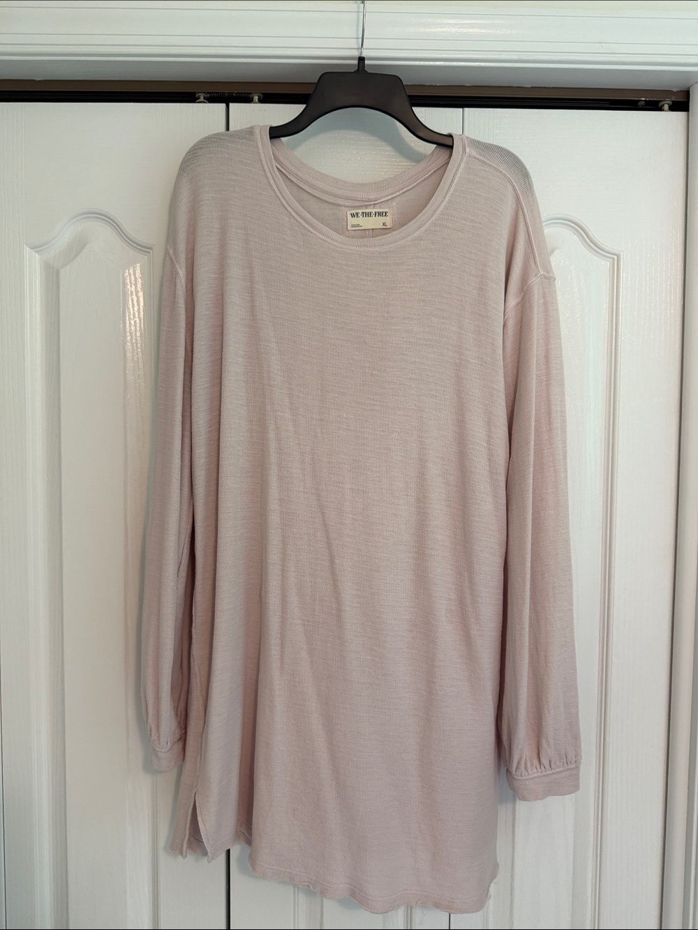 We The Free Long Sleeve Tee in Pale Blush